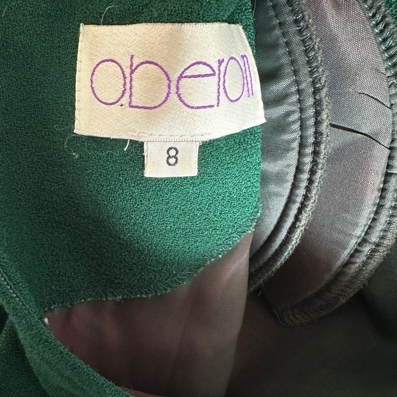 Vintage Elegant Green Women's Dress - Picture 6 of 7